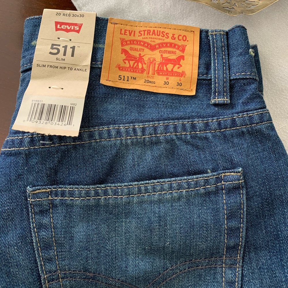 NWT men’s Levi’s 511 Slim (20 Reg; 30x30)